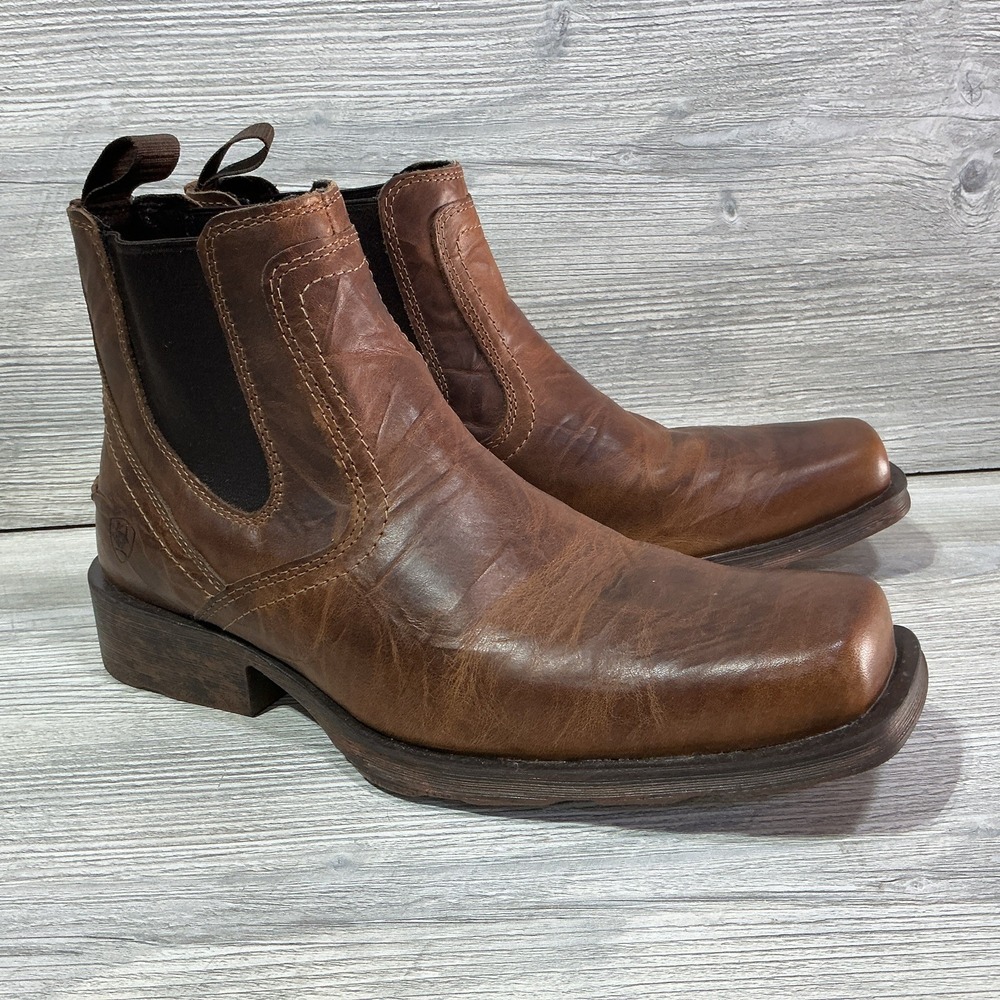 Ariat Midtown Rambler Men's Brown Chelsea Western Ankle Boots Size 12 D